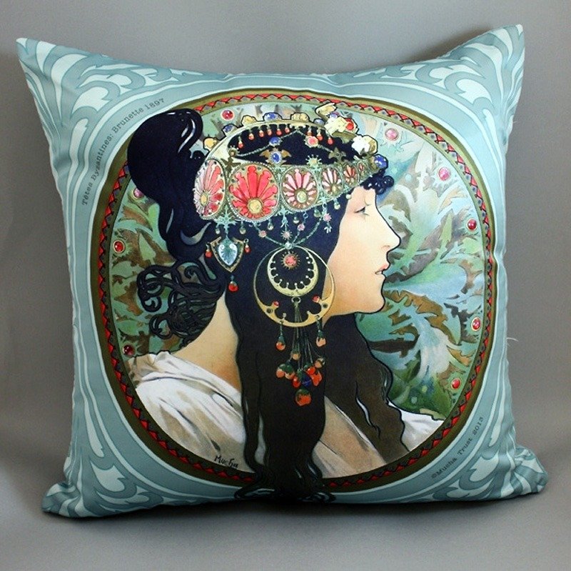 TAISO artist Mucha pillowcase group (4 in) - Pillows & Cushions - Other Materials 