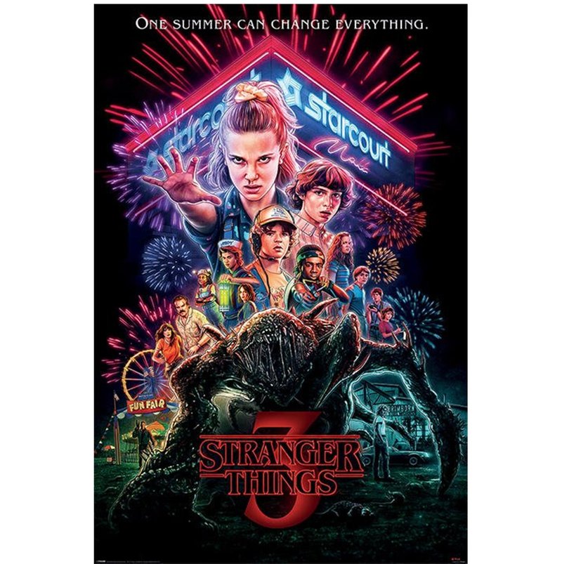 【怪奇物語】Stranger Things 3 官方主視覺宣傳海報 - 海報/掛畫/掛布 - 其他材質 多色