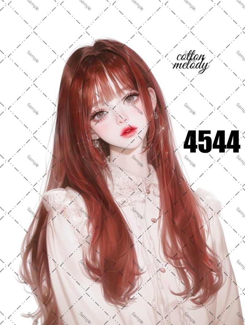 original sticker no.4544 character sticker original sticker original character sticker decorative sticker cotton melody - สติกเกอร์ - กระดาษ 