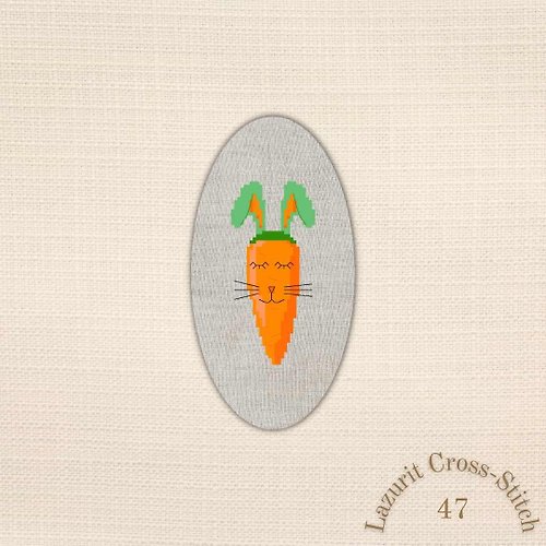 LazuritCS Carrot cross stitch pattern
