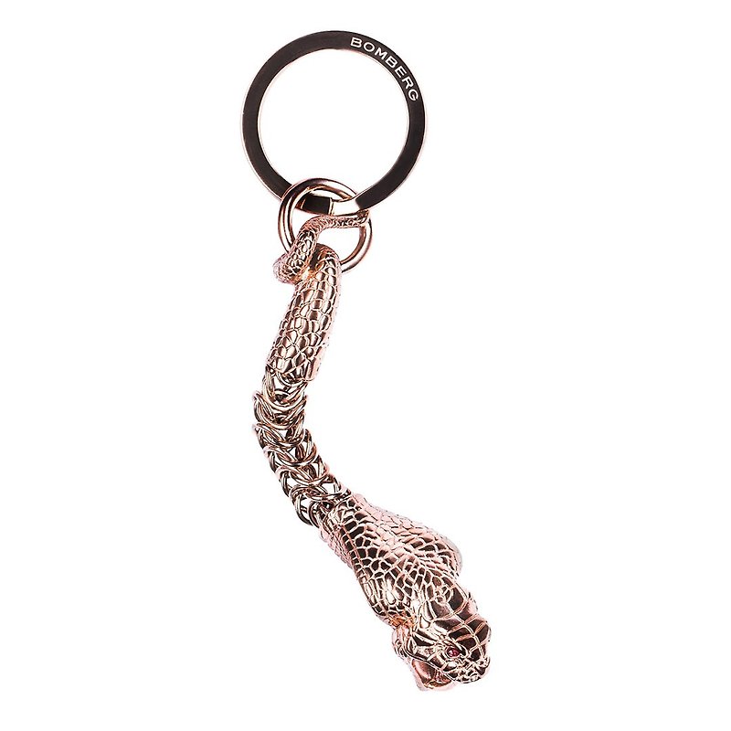 Golden cobra key ring - ที่ห้อยกุญแจ - สแตนเลส สีทอง