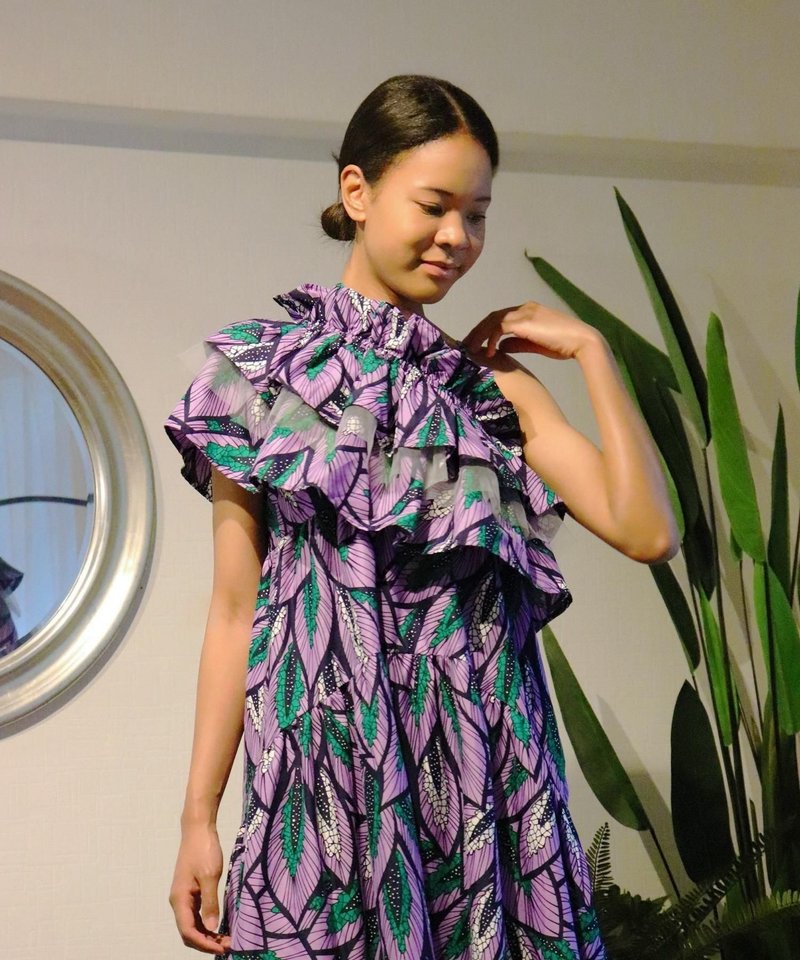 Vorume frill multiway cami Bustier 151/MY PLUME - 女上衣/長袖上衣 - 聚酯纖維 紫色