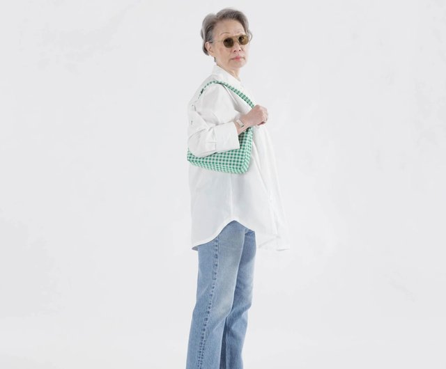BAGGU - ナイロン ショルダーバッグ S サイズ - Sグリーン