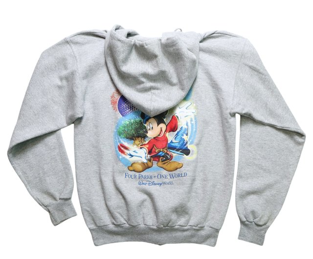 Hanes Disney Mickey Gray Hooded Jacket - Shop fujibird-vintage