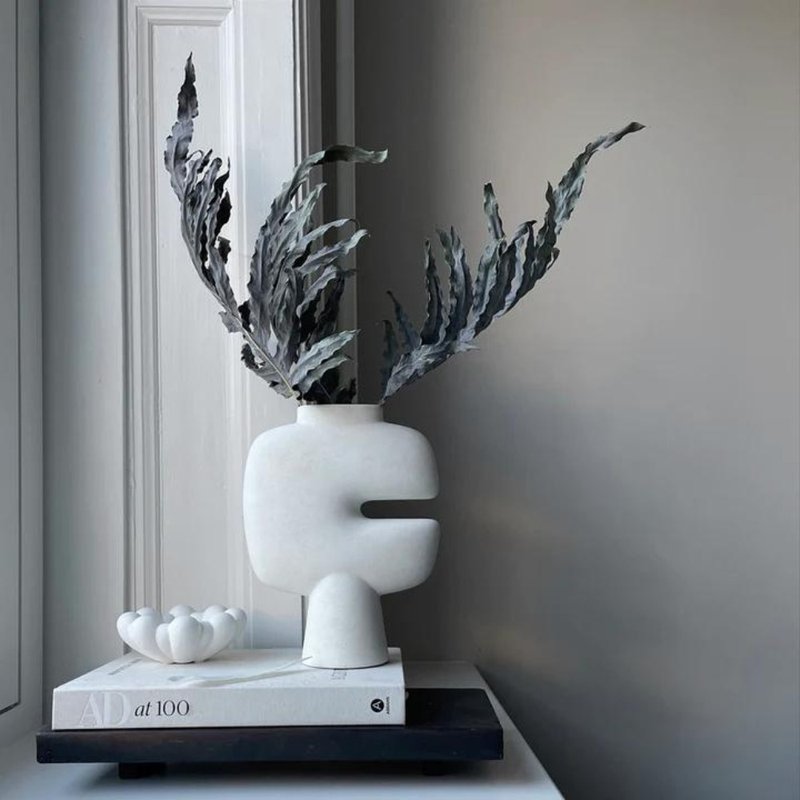 Tribal Vase M -  陶 花器 中型 - 花瓶/花器 - 陶 咖啡色