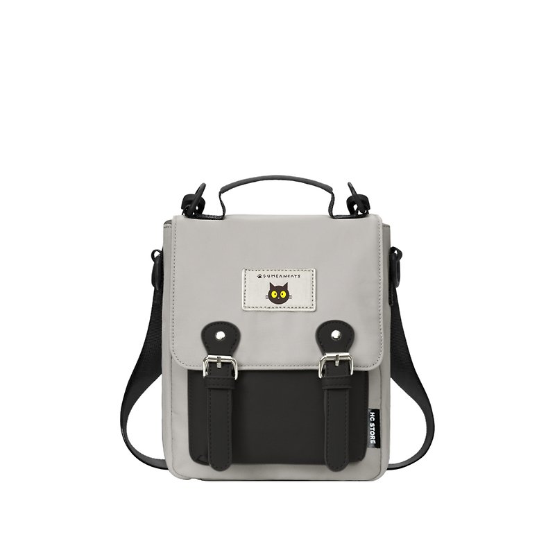 [Huang Ama Joint Series] Mini Dual-purpose Backpack - SOCLES - กระเป๋าเป้สะพายหลัง - เส้นใยสังเคราะห์ สีดำ