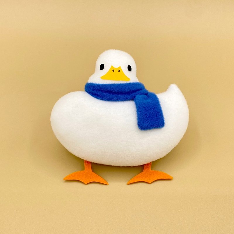 soft toy of mochi mochi ducks with muffler - Kids' Toys - Wool 