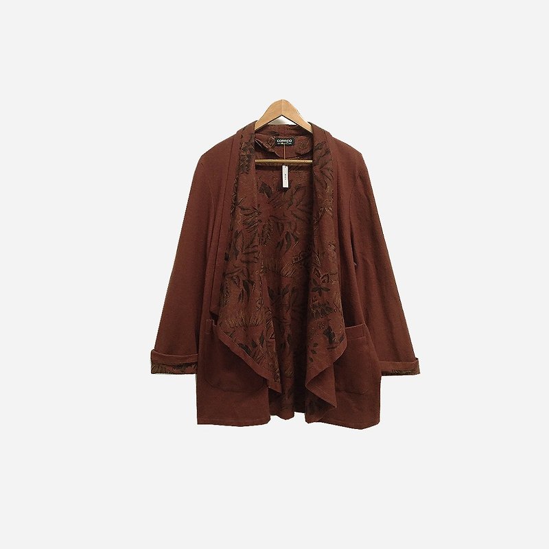 Dislocation vintage / plant coat no.473 vintage - Women's Casual & Functional Jackets - Polyester Brown