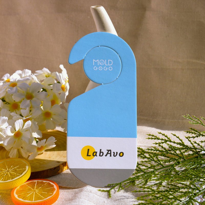 MoldGoGo 防霉香氛吊卡 | 活躍藍 | MIT 專利防霉技術・環保紙卡 - 其他 - 紙 藍色