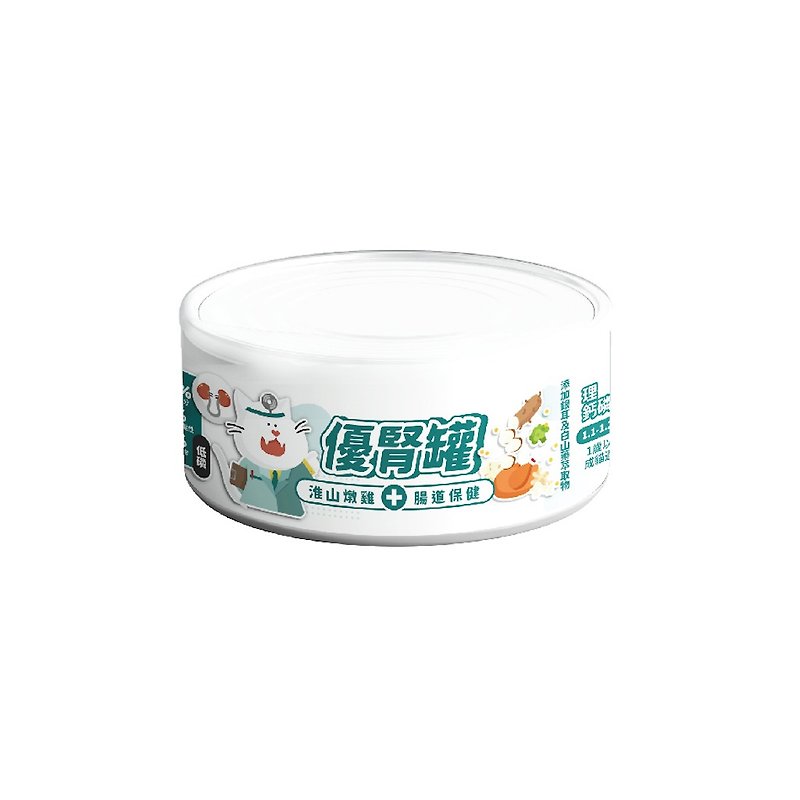 Companion Pet Food | Youshen Can - Huaishan Chicken Stew 80g (kidney + intestinal health) - อาหารแห้งและอาหารกระป๋อง - อาหารสด 