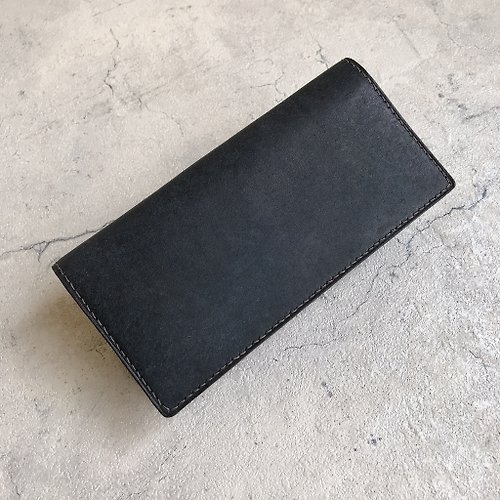 Sun Leather 簡約款 對折長夾 卡片包 錢包 真皮皮革