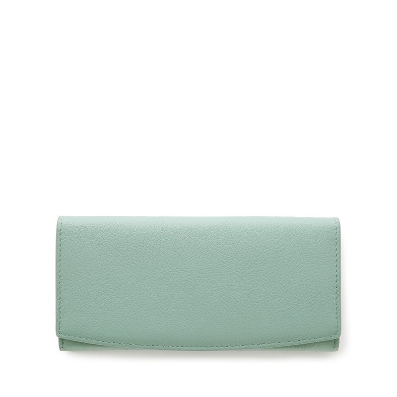 Arch long clip-mist green - Wallets - Genuine Leather Green