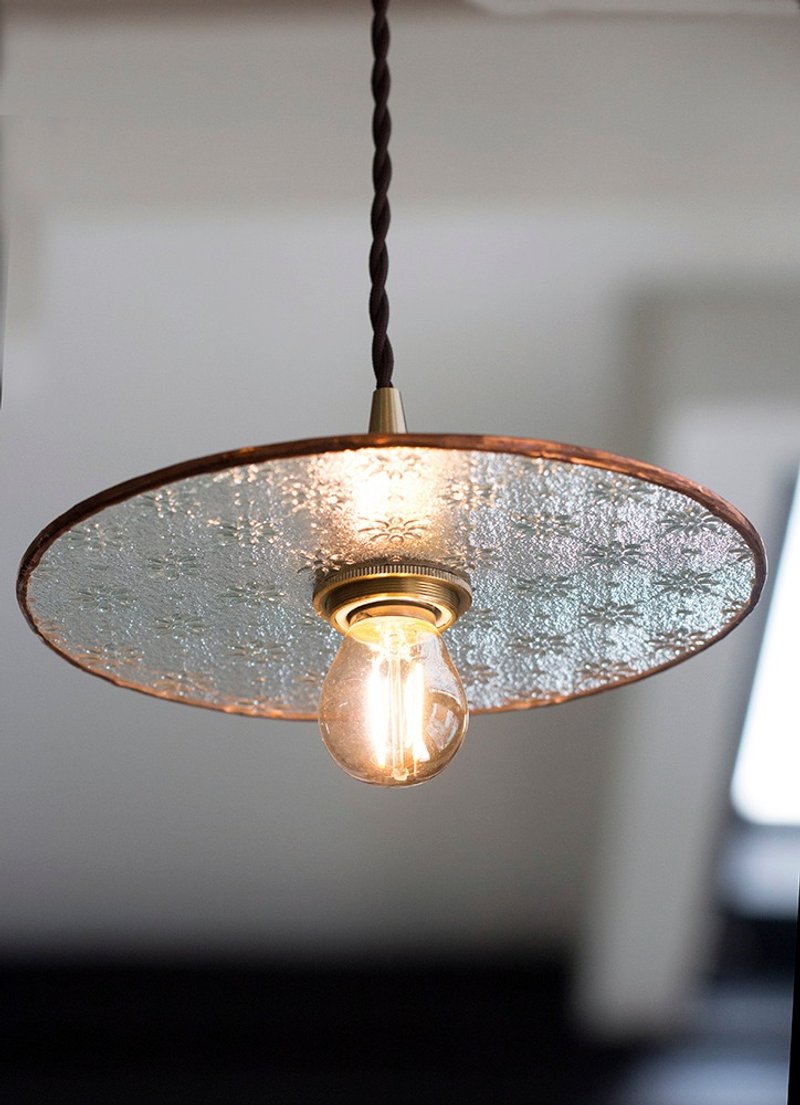 Small flower glass chandelier | track chandelier | hand-made glass | customized - โคมไฟ - แก้ว 