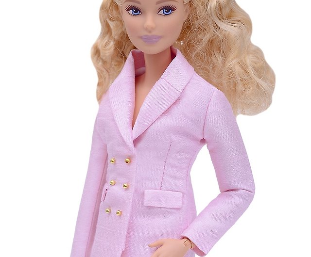 Pink suit for Barbie doll