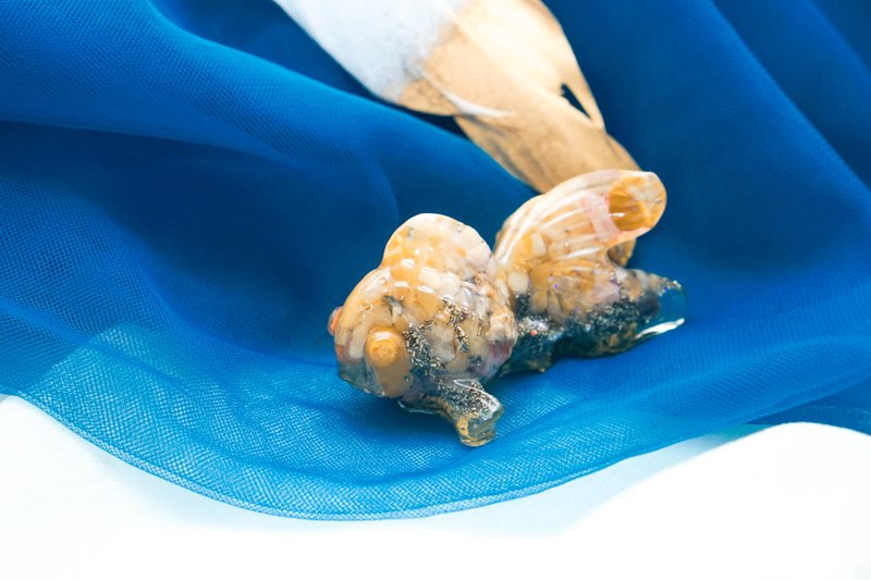 金杏遊－金魚水晶奧根 - 擺飾/家飾品 - 樹脂 黃色