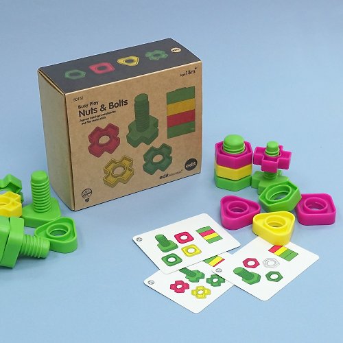 Edx 艾迪客 - 台灣製兒童玩具 忙著玩-小小工程師(50152) 生日禮物 新年禮物 兒童益智 等餐玩具
