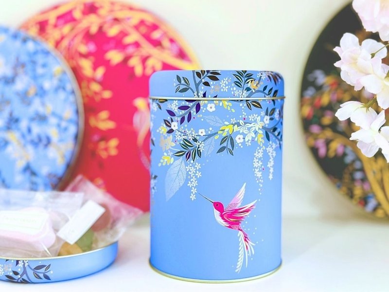 Full Moon Reunion [British Candy House] Birds and Moon Candy Round Jar - ขนมคบเคี้ยว - วัสดุอื่นๆ หลากหลายสี