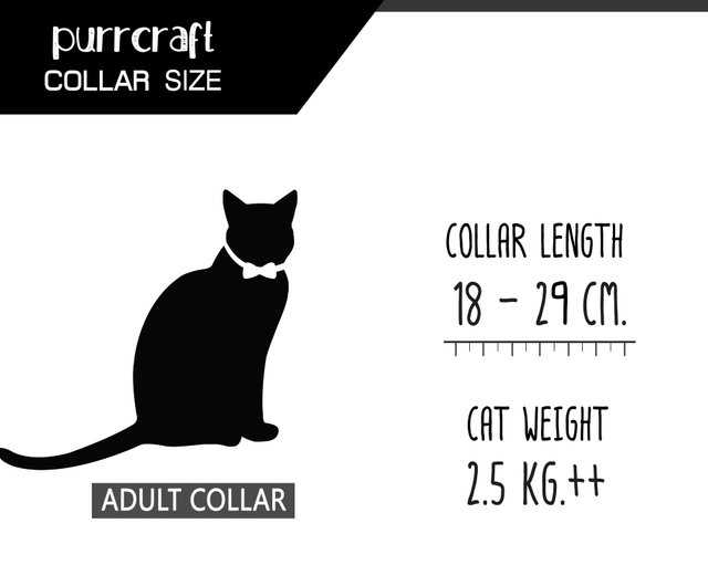 猫の安全首輪ドロボウ三角セット-猫泥棒 - ショップ Purrcraft