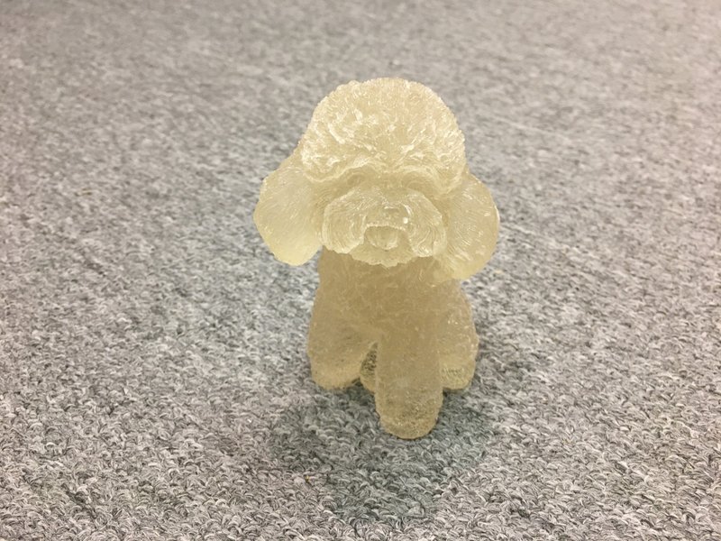 白水晶 碎石 水晶 貴婦狗 - 擺飾/家飾品 - 水晶 
