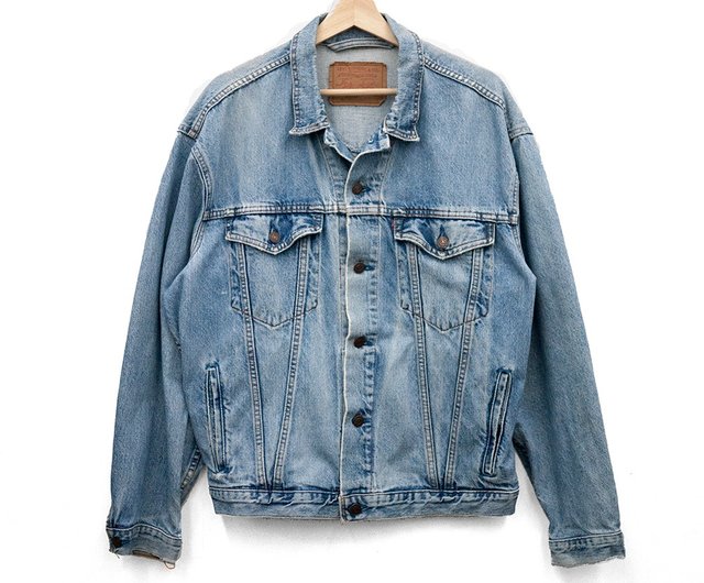 LEVI'S 75525-0412 denim jacket second-hand vintage washing