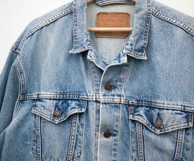 LEVI'S 75525-0412 denim jacket second-hand vintage washing