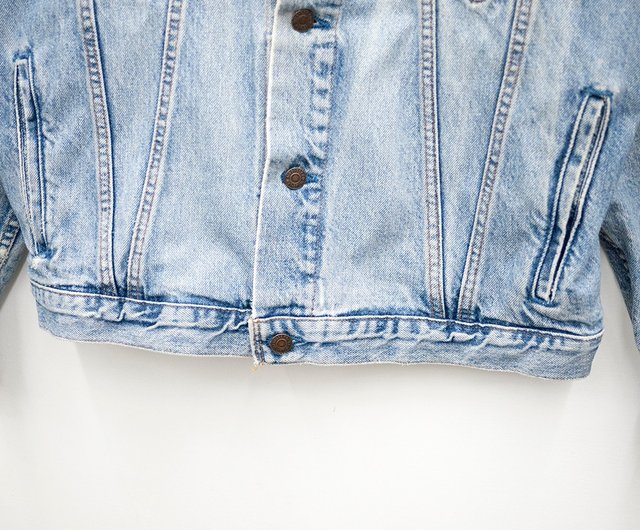 LEVI'S 75525-0412 denim jacket second-hand vintage washing