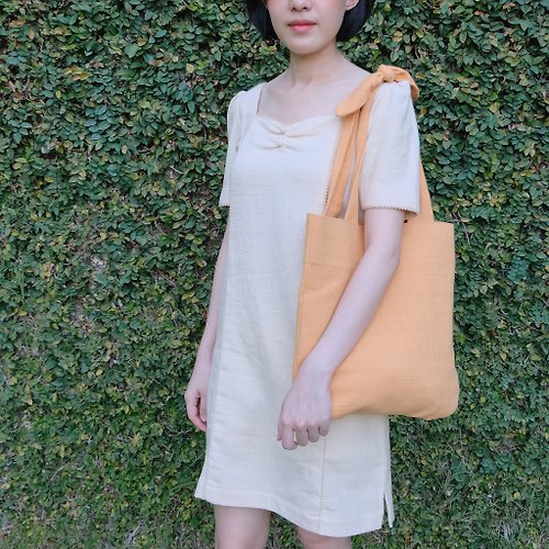 summermelody Summer Melody Modern Vintage Tote Bag - Mellow Yellow
