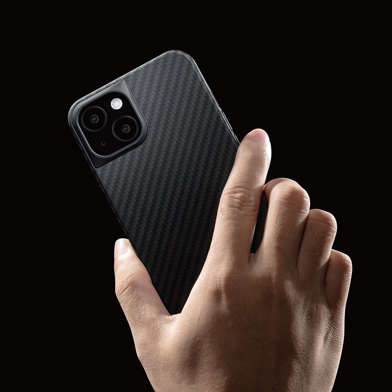 iPhone13 MagEZ CasePro 航太纖維軍規磁吸手機殼 - 手機殼/手機套 - 其他人造纖維 黑色