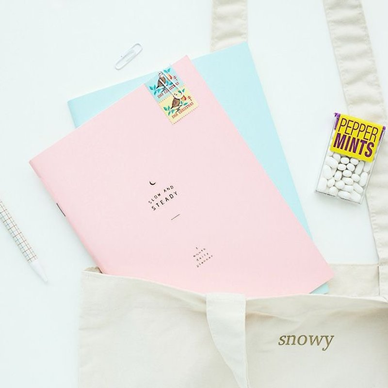 Livework Calendar Ice cream log (single month) - Baby Powder, LWK34940 - Notebooks & Journals - Paper Pink