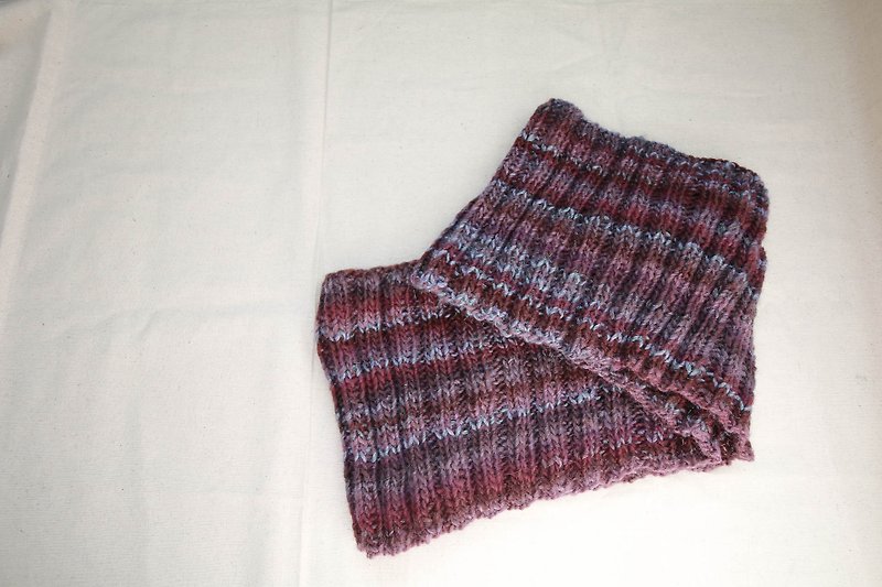 Araignee gradient color matching scarf / dark purple gradient & glitter scarf / elegant and intellectual - Scarves - Wool Multicolor