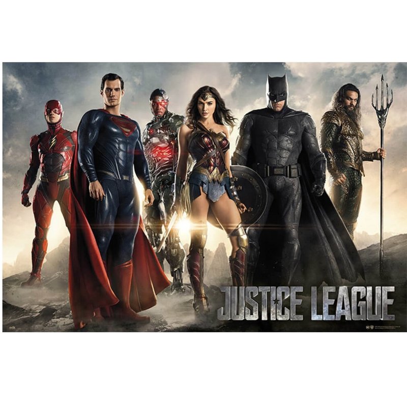 【DC】正義聯盟 Justice League (全角色) 進口海報 - 海報/掛畫/掛布 - 紙 多色