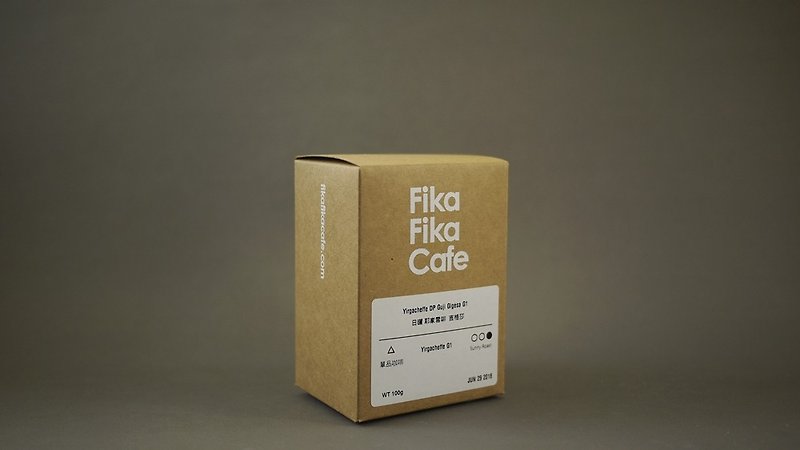 FikaFikaCafe　100g  日曬 耶家雪啡 吉格莎－陽光淺焙 - 咖啡/咖啡豆 - 新鮮食材 卡其色