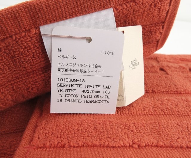 日本直送】【HERMES】エルメス101300M-18 コットンオレンジユニ
