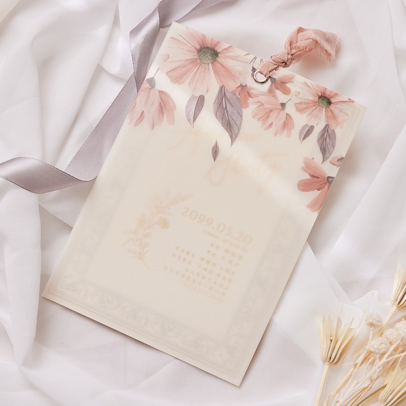 Roman Garden/Trace Design Wedding Invitation 9503 - การ์ด/โปสการ์ด - กระดาษ หลากหลายสี