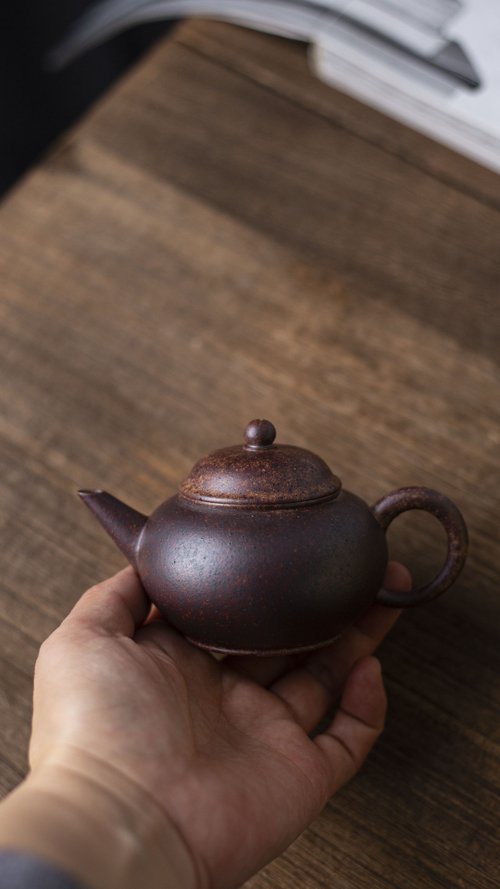 壺師傅 送禮紫砂壺茶壺水平 超薄胎 特高溫 160cc 老紫泥高溫燒製 富有