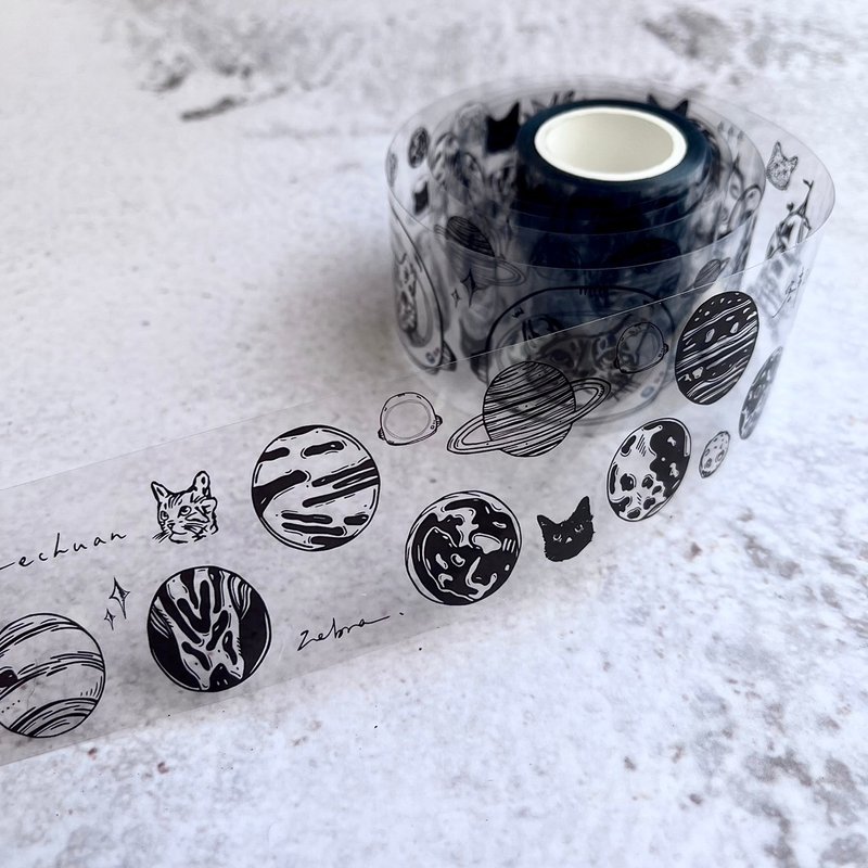 PET tape-Meow Universe - Washi Tape - Other Materials 