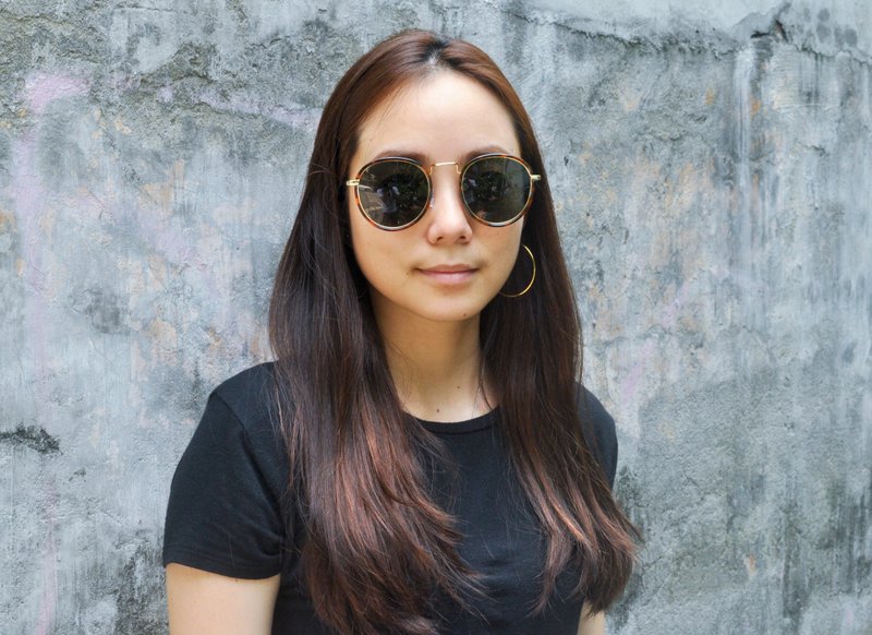 2is PittC 太陽眼鏡 偏光│中金圓框│U - 太陽眼鏡/墨鏡 - 塑膠 咖啡色