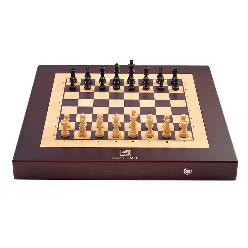 【四角いスマートチェスとチェス】キングダムセット - その他 - 木製 ブラウン