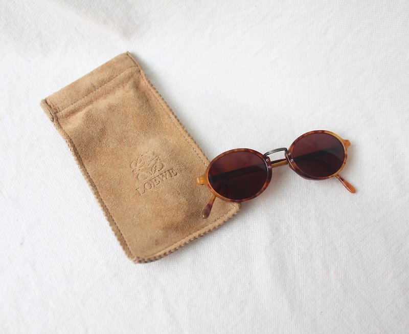 FOAK vintage/reserved/Loewe retro tortoiseshell British handmade sunglasses - Sunglasses - Other Materials 