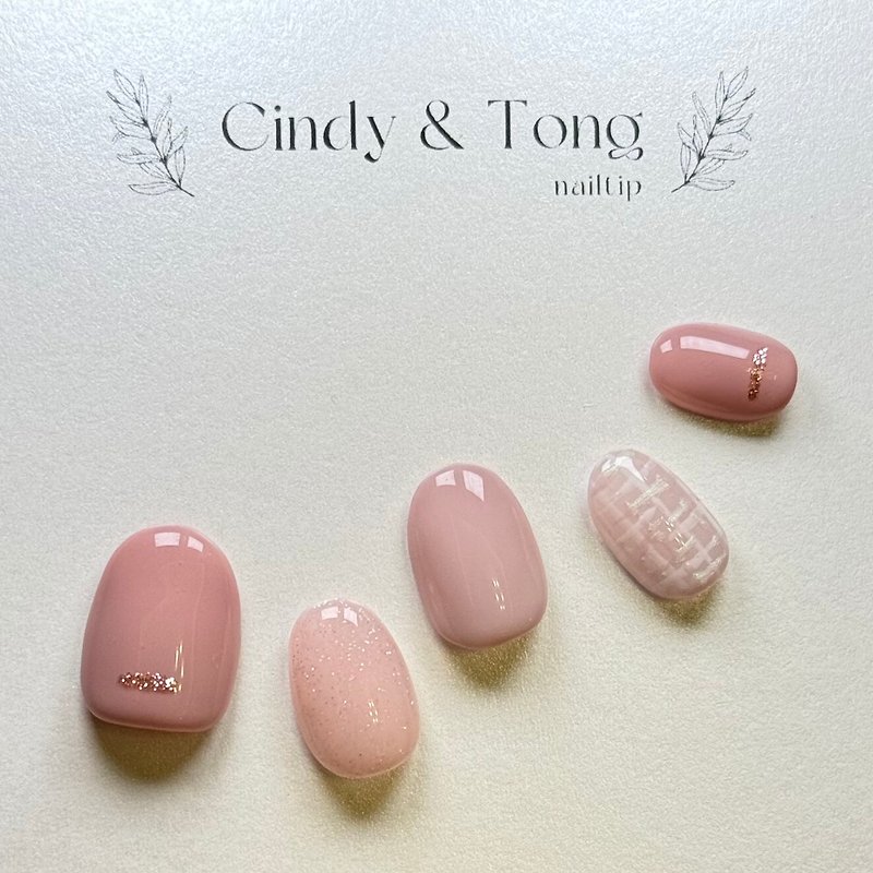 No.001N 氣質粉色毛衣 - Cindy&Tong 穿戴甲 - 其他 - 樹脂 粉紅色