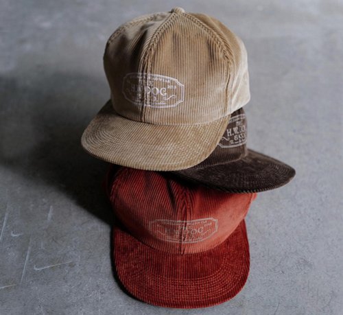 HWDog&Co.Trucker Cap-C コーデュロイトラックキャップ (5色