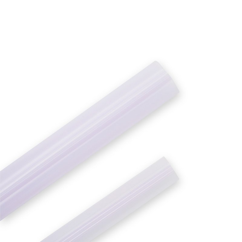 【吸吸管】-Trans-Violet-  打開清洗、捲曲收納、直接戳膜好方便 - 環保吸管 - 塑膠 紫色