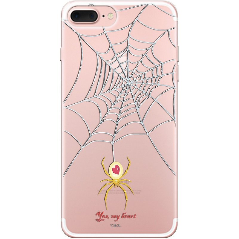 New Series - Yi Dai Xuan - [mystery network YES MY HEART (transparent)] - TPU phone case-AF196 - Phone Cases - Silicone Red