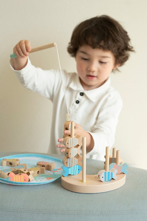 New Classic Toys from the Netherlands] Baby wooden fishing game-10800 -  Shop Rikunori Toys Kids' Toys - Pinkoi
