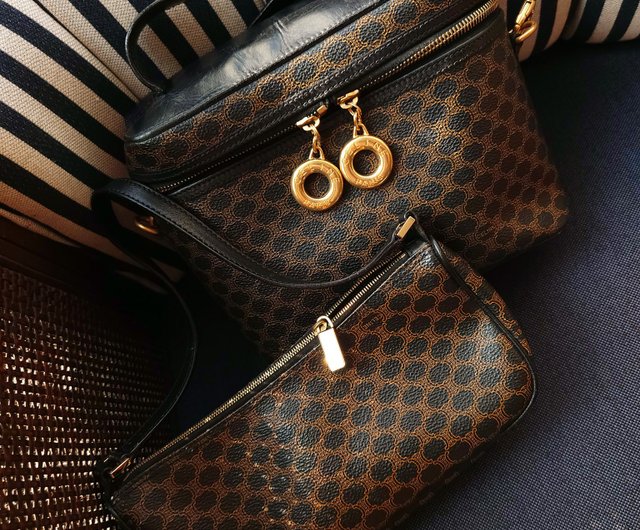 りりや ✨セリーヌ マカダム柄 2way ミニ ショルダーバッグ CELINE セリーヌ マカダム柄 ショルダーバッグ PVC レディース