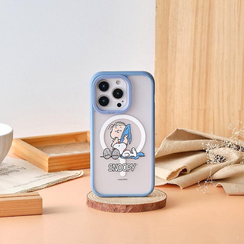SNOOPY スヌーピー おやすみタイム オーロフォグスルー MagSafe iPhone ケース - スマホケース - プラスチック 多色
