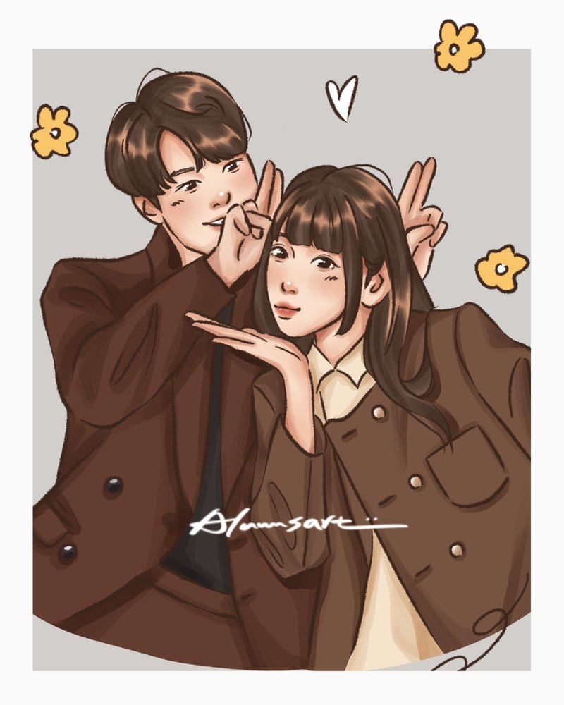 【カスタマイズフェイスペイント】韓国語と日本語の混合バージョンの電子ファイル、ご注文前にデザイナーとご相談ください - 似顔絵・イラスト・挿絵 - その他の素材 多色