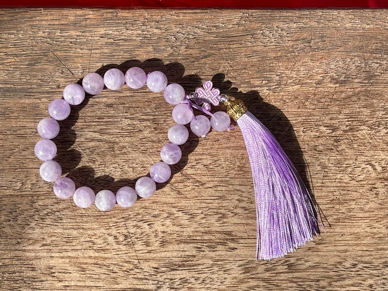 Pink Purple - Lavender Amethyst Bracelet (Can be customized) - Bracelets - Crystal Purple