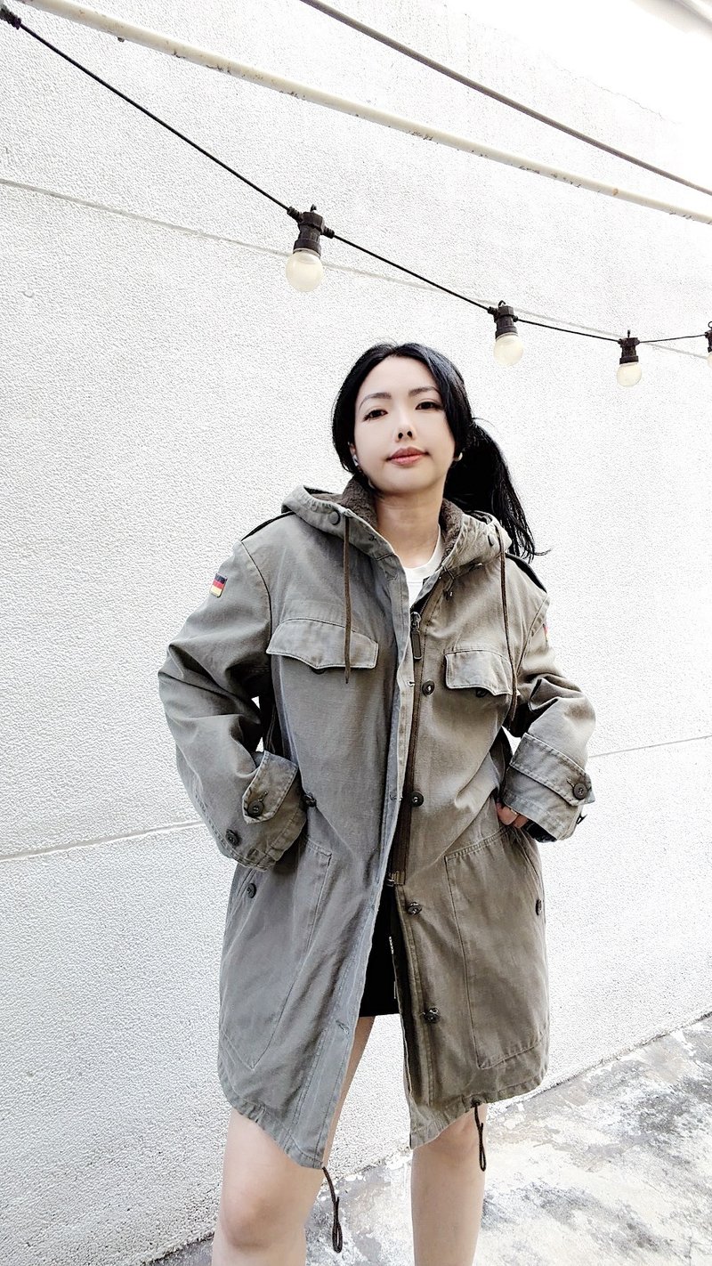 1982s Germany Army Parka - Men's Coats & Jackets - Cotton & Hemp Green