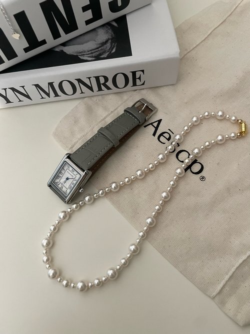 Atelier Soie. 施華洛世奇珍珠混珠項鍊 Swarovski Pearl Necklace 日常項鍊